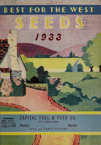 Cover for Seeds, 1933