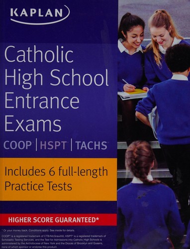 Cover for Catholic high school entrance exams