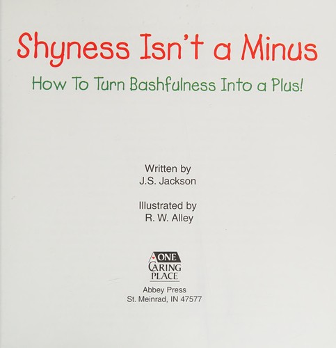 Cover for Shyness isn't a minus