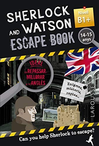 Cover for Sherlock & Watson. Escape book per repassar anglès. 14-15 anys