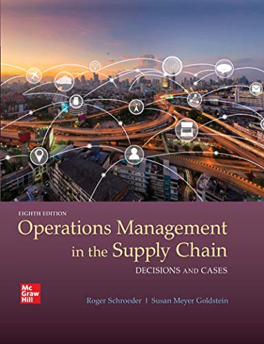 Cover for OPERATIONS MANAGEMENT IN THE SUPPLY CHAIN