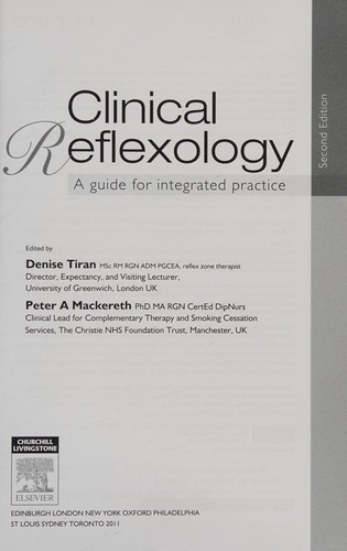 Cover for Clinical reflexology