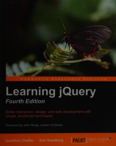 Cover for Learning jQuery