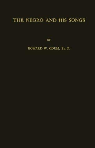 Cover for The Negro and His Songs
