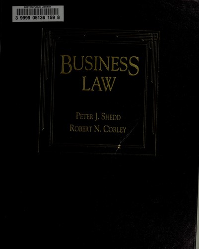 Cover for Business law