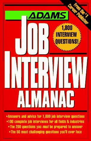 Cover for The Adams job interview almanac.