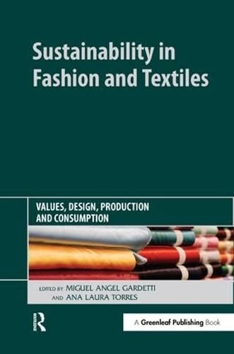 Cover for Sustainability in fashion and textiles