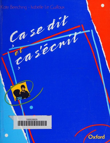 Cover for Ca Se Dit Et Ca S'Ecrit