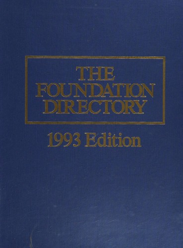 Cover for Foundation Directory 15th Ed/1993