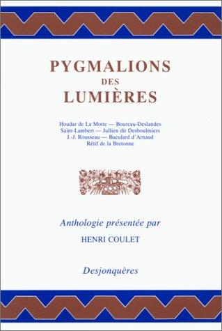 Cover for Pygmalions des Lumières