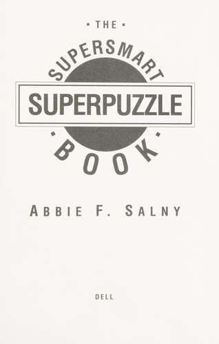 Cover for The Supersmart Superpuzzle Book