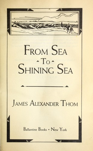 Cover for From sea to shining sea