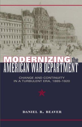 Cover for Modernizing the American War Department