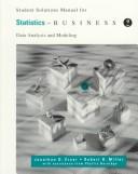 Cover for Student Solutions Manual to Accompany Statistics for Business