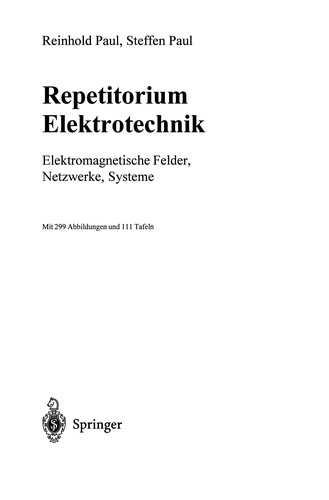Cover for Repetitorium Elektrotechnik