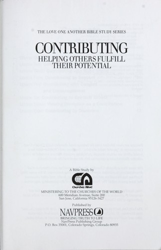 Cover for Contributing