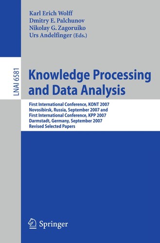 Cover for Knowledge Processing and Data Analysis