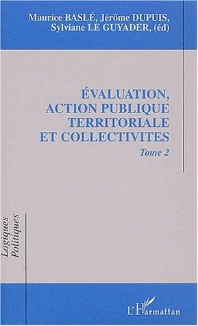 Cover for Evaluation action publique territoriale et collective tome 2