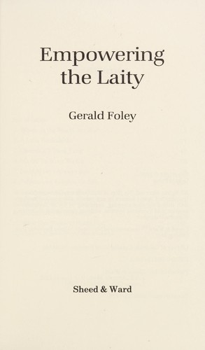 Cover for Empowering the laity