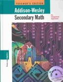 Cover for Addison Wesley Secondary Math