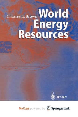 Cover for World Energy Resources