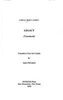 Cover for Legacy (Testament)
