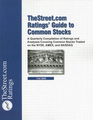 Cover for Weiss Ratings' Guide to Common Stocks Fall 06: A Quarterly Compilation of Ratings and Analyses Covering Common Stocks Traded on the Nyse, Amex and Nasdaq 