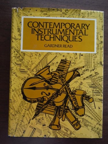 Cover for Contemporary instrumental techniques