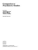 Cover for Companion to psychiatric studies