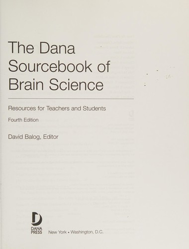 Cover for The Dana Sourcebook of Brain Science