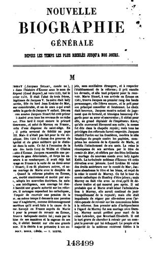 Cover for Nouvelle biographie générale depuis les temps les plus reculés jusqu'à nos ...