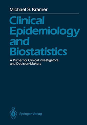 Cover for Clinical Epidemiology and Biostatistics