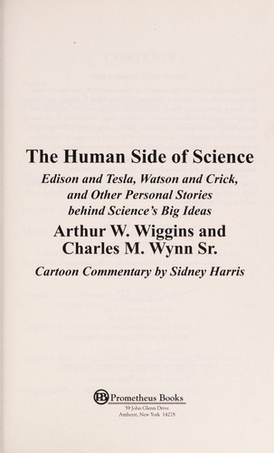 Cover for The human side of science