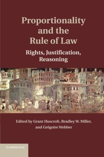 Cover for Proportionality and the Rule of Law