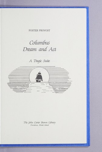 Cover for Columbus