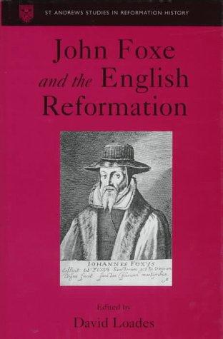 Cover for John Foxe and the English Reformation