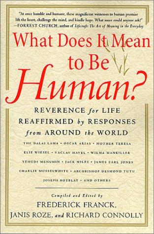 Cover for What Does It Mean to Be Human?