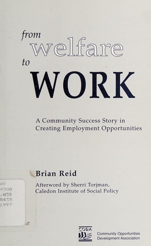 Cover for From welfare to work
