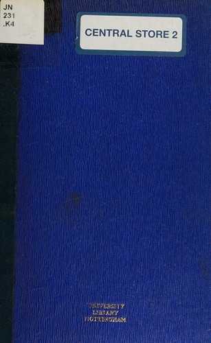 Cover for The constitution under strain