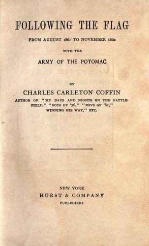 Cover for Following the flag.