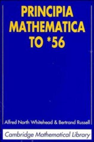Cover for Principia mathematica, to *56