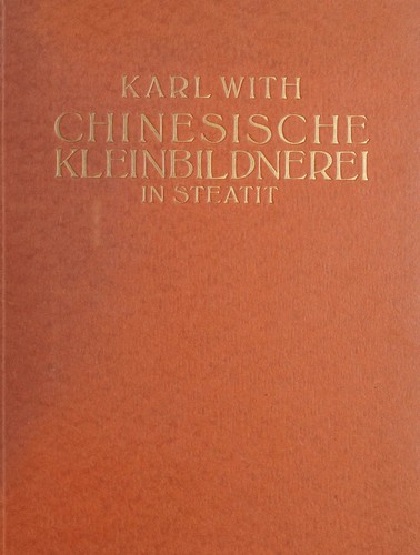 Cover for Chinesische kleinbildnerei in steatit