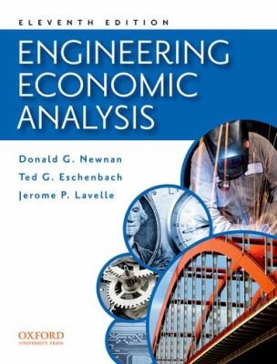 Cover for Engineering Economic Analysis
