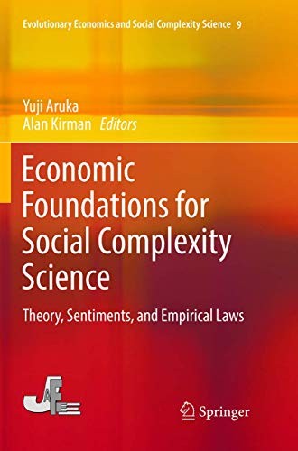 Cover for Economic Foundations for Social Complexity Science