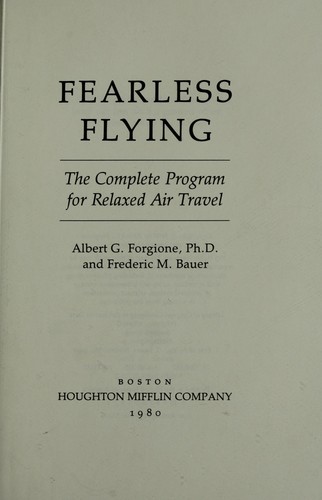 Cover for Fearless flying