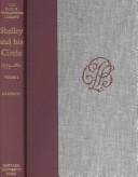 Cover for Shelley and his circle 1733-1822