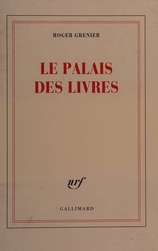 Cover for Le palais des livres