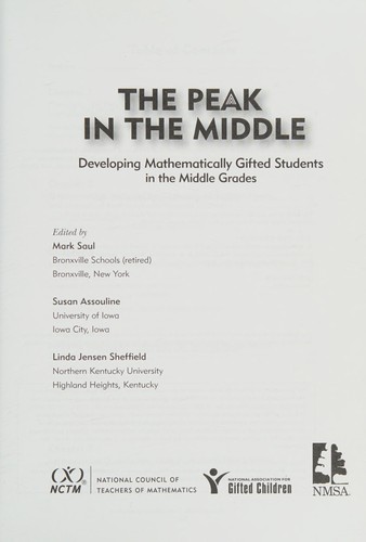 Cover for The peak in the middle