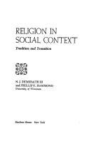Cover for Religion in social context