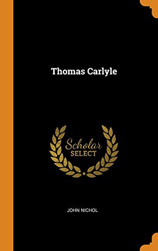 Cover for Thomas Carlyle